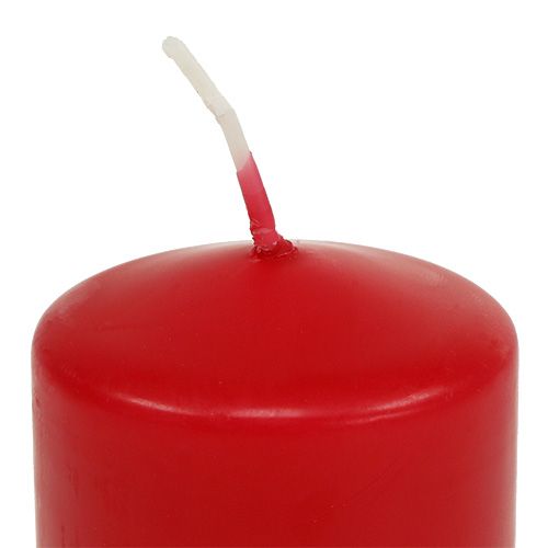 Artikel Stumpenkerzen Rot Adventskerzen klein Kerzen 60/40mm 24St