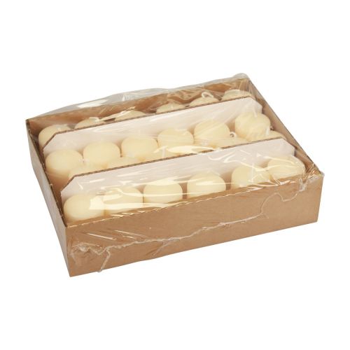 Artikel Stumpenkerzen Adventskerzen Kerzen Creme 60/40mm 24St