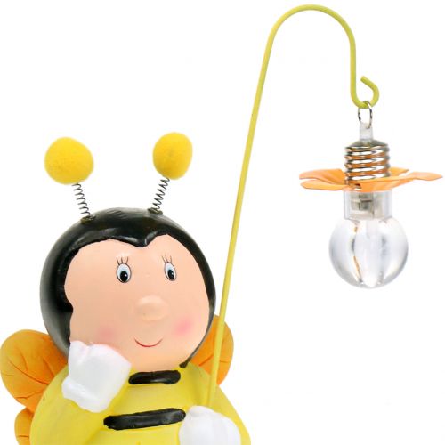 Floristik24 Dekofigur Biene mit Licht H21cm