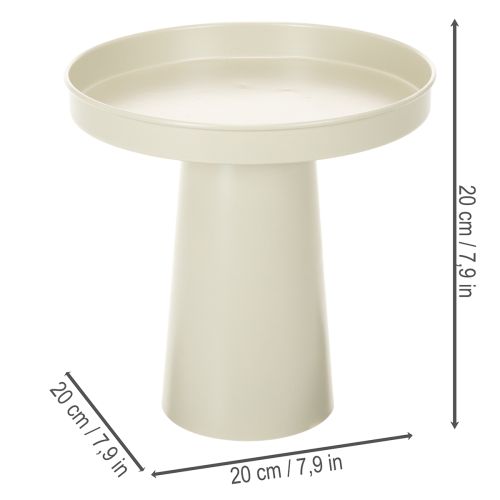 Tablett Ständer Dekoteller für Kerzen und Figuren 20cm | Floristik24.de