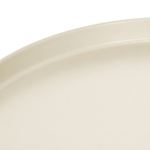 Dekotablett 30 cm Metall Untersetzer für Pflanzendeko | Floristik24.de