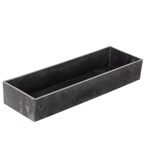 Schale rechteckig Tablett mit Griffen Dekoschale Tisch 32cm