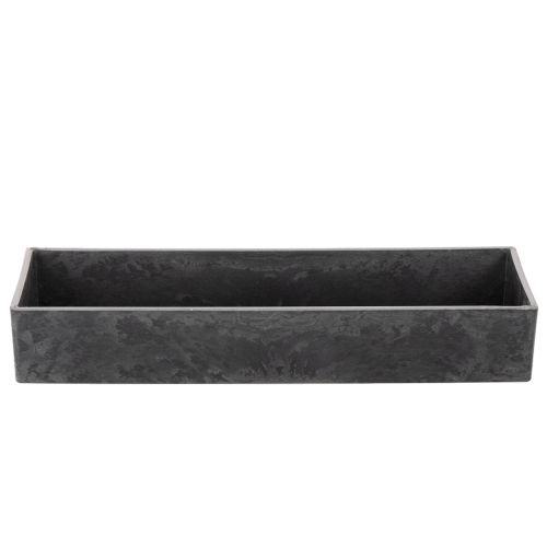 Schale rechteckig Tablett mit Griffen Dekoschale Tisch 32cm | Floristik24.de