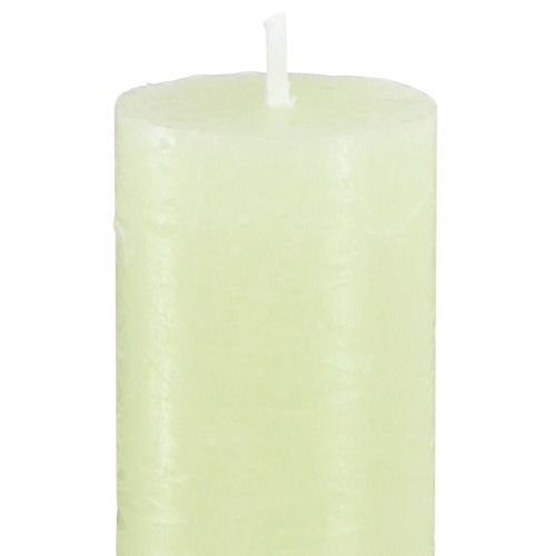 Artikel Tafelkerzen Lime Grün Kerzen Durchgefärbt 34x240mm 4 St