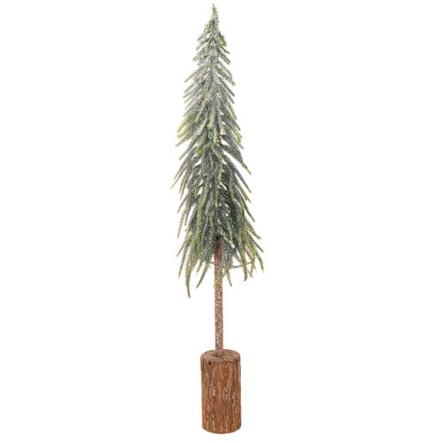 Künstlicher Tannenbaum mit Sockel Gefrostet als winterliche Dekoration 90cm kaufen | Floristik24.de