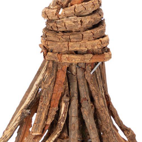Tannenbaum aus Weidenzweigen auf Holzsockel 48cm | Floristik24.de