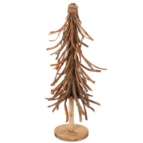 Tannenbaum aus Weidenzweigen auf Holzsockel 48cm | Floristik24.de