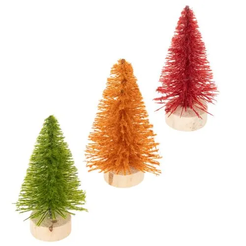 Miniaturbaum künstlicher Tannenbaum für Tischdeko 12cm 6St kaufen | Floristik24.de
