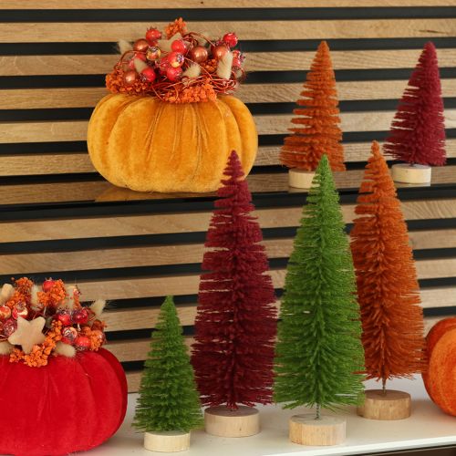 Künstlicher Tannenbaum Dekobaum für Tischdeko 31cm 3St | Floristik24.de