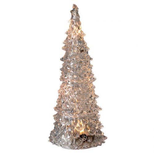 Floristik24 Tannenbaum Acryl mit LED-Licht Ø6cm H12cm