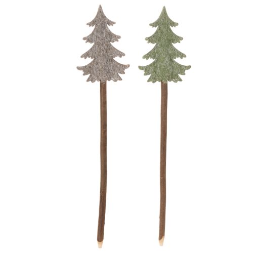 Deko Tannenbaum auf Stab für Pflanzgefäße und hohe Gestecke 45cm 6St | Floristik24.de