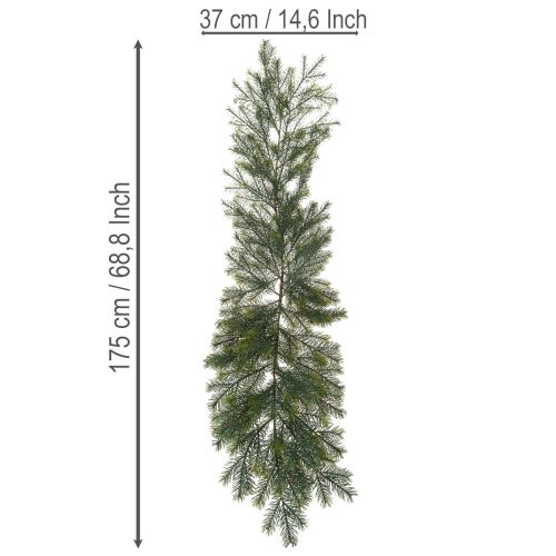 Deko Tannenzweig künstlich für kreative Floristik 175cm | Floristik24.de