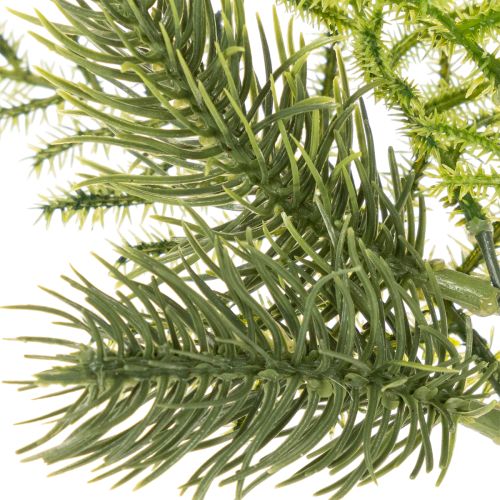 Künstlicher Tannenzweig für festliche Dekoration 22cm 2St | Floristik24.de
