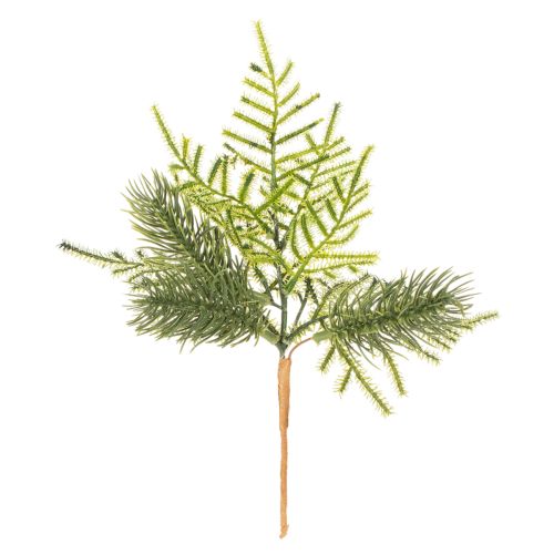 Künstlicher Tannenzweig für festliche Dekoration 22cm 2St | Floristik24.de