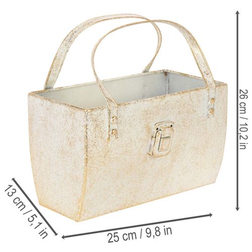 Metall-Tasche Dekogefäß