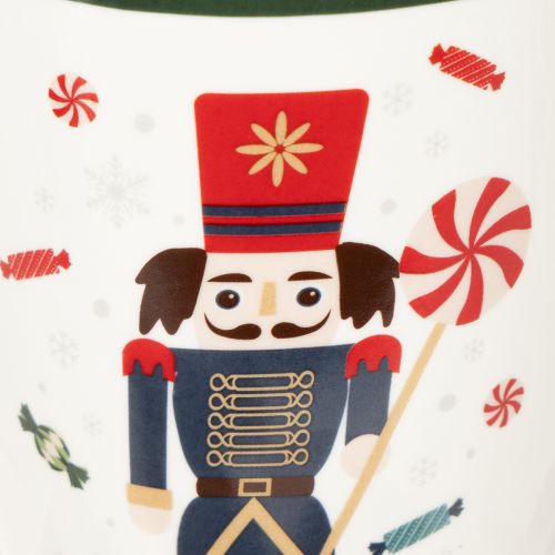 Tasse Weihnachten Nussknacker und Zuckerstange Motiv 10cm 2St | Floristik24.de