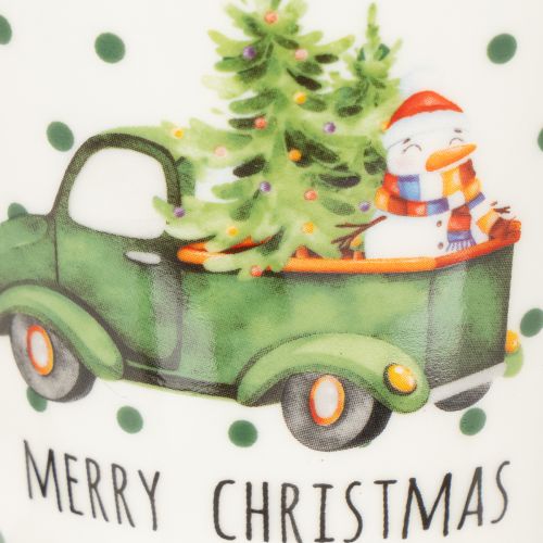 Kaffeetasse Merry Christmas Weihnachtsauto Motive Keramiktasse 10cm 2St | Floristik24.de