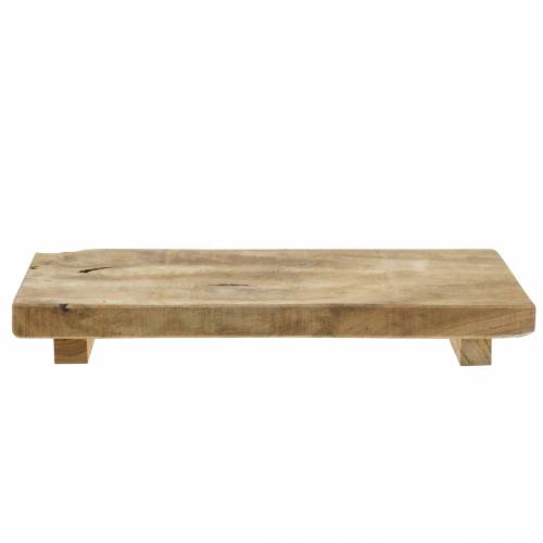 Floristik24 Holztablett Teak Natur 29×15cm