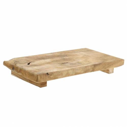Holztablett Teak Natur 29×15cm