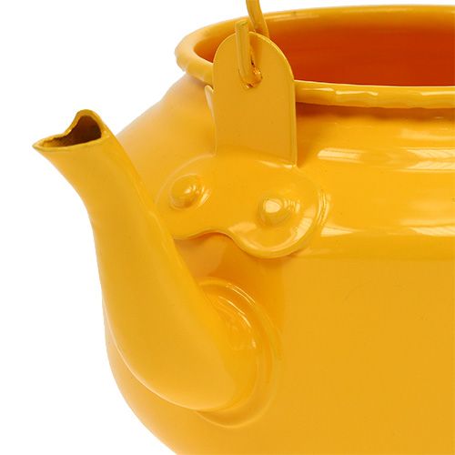 Teekanne Ø9cm H10cm Dottergelb | Floristik24.de