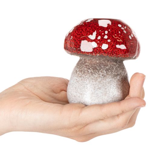 Deko Pilz Fliegenpilz Teelichthalter als Tischdekoration 9cm | Floristik24.de