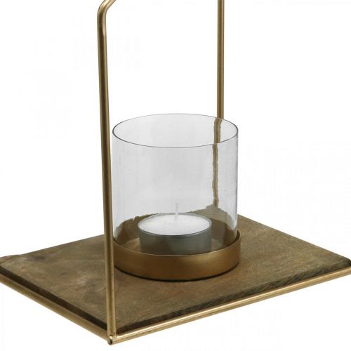 Windlicht Haus Metall Teelichthalter Tischdeko 26×20×35cm
