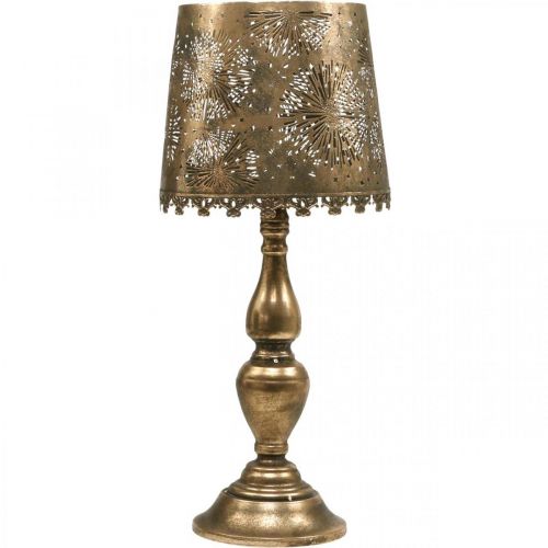 Floristik24 Teelichtlampe Kerzenhalter Stehlampe Vintage Metall Ø25cm H57,5cm