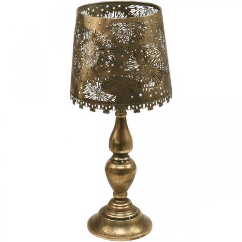 Teelichtlampe Kerzenhalter Stehlampe Vintage Metall Ø25cm H57,5cm