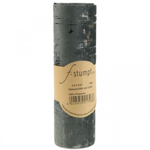 Artikel Tischläufer Grau Tischband Tischdeko Polyester L250cm B20cm