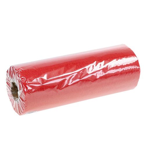 Floristik24 Tischläufer Vlies Rot 23cm 25m