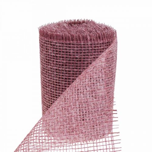 Floristik24 Tischläufer Jute Juteband Tischband Rosa B15cm L10m