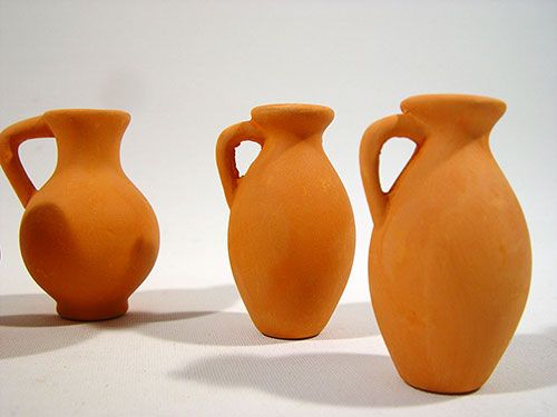Floristik24 Terracotta Vase 6cm mini (24 St.)