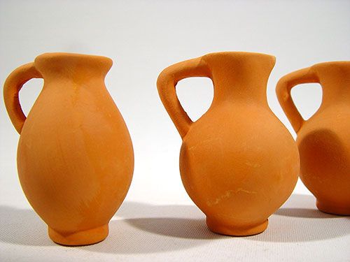 Floristik24 Terracotta Vase 6cm mini (24 St.)