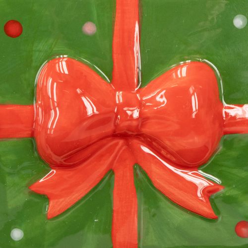 Artikel Keramik Weihnachtsdeko Übertopf Geschenkdesign mit niedlichen Füßen