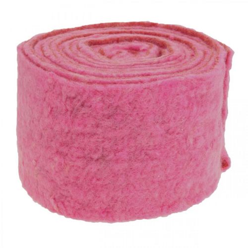 Floristik24 Filzband, Topfband, Wollfilz Pink, Orange Meliert 15cm 5m
