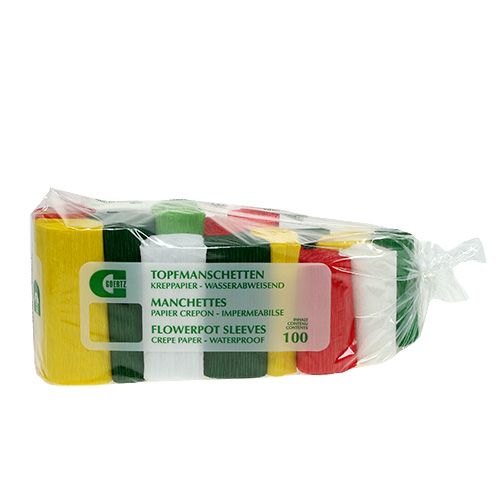 Artikel Topfmanschette Krepp als Set 95/115/135mm 150St