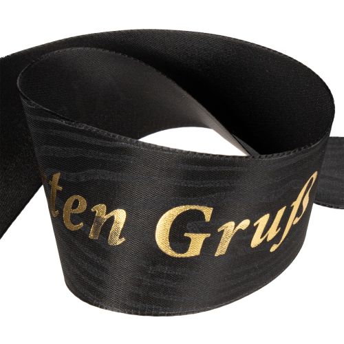 Artikel Gedenkschleife mit Schriftzug Als letzten Gruß für Trauerfloristik 20m