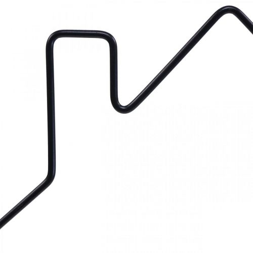 Floristik24 Trockenblumen Blumenleiste Trockenblumen Haus 34,5×24,5cm