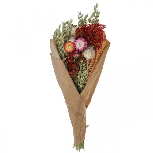 Artikel Trockenblumenstrauß Strauß Wiesenblumen Rot H50cm 150g
