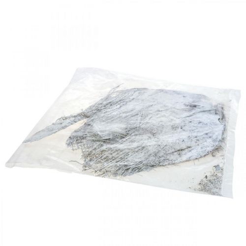 Artikel Weiße Palmfaser-Deko Trockenpflanzen 250g Bastelmaterial