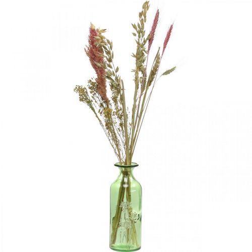 Artikel Trockenblumen DIY Set für Bouquet Rosa Trockenfloristik 60cm