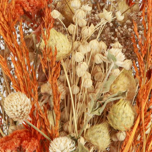 Artikel Deko-Trockenstrauß "Distel & Schafgarbe" Orange-Natur in Gebleicht, 55cm, 150g - Landhaus-Stil