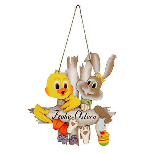 Floristik24 Türschild Frohe Ostern 28cm x 32cm
