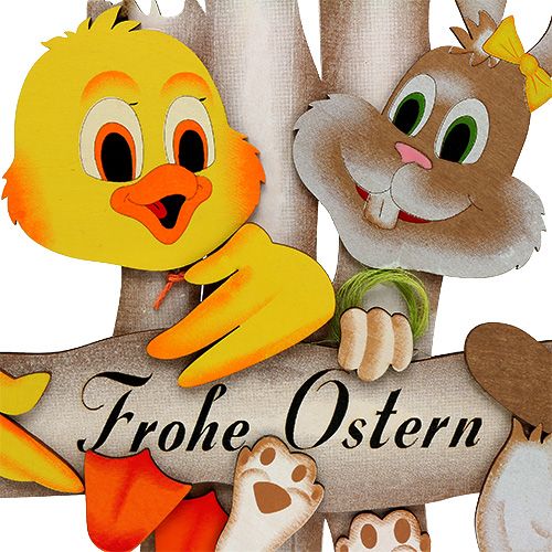 Floristik24 Türschild Frohe Ostern 28cm x 32cm