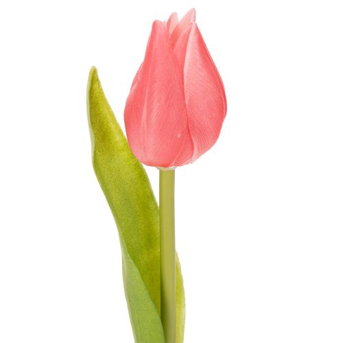 Floristik24 Hochwertige Tulpenblume als naturgetreue Nachbildung für Tischvasen 21cm 6St