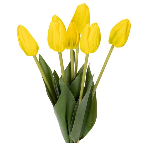 Tulpen Kunstblumen für realistische Frühlingsdeko in Wohnzimmer oder Büro 40cm 7St