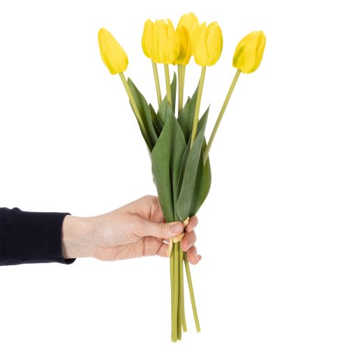Artikel Tulpen Kunstblumen für realistische Frühlingsdeko in Wohnzimmer oder Büro 40cm 7St
