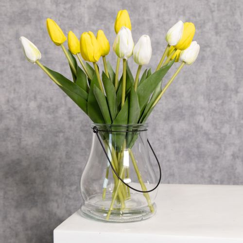Artikel Tulpen Kunstblumen für realistische Frühlingsdeko in Wohnzimmer oder Büro 40cm 7St