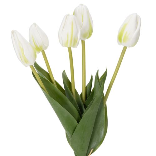 Floristik24 Dekorative Kunstblumen Tulpen für stilvolle Inneneinrichtung 40cm 5St