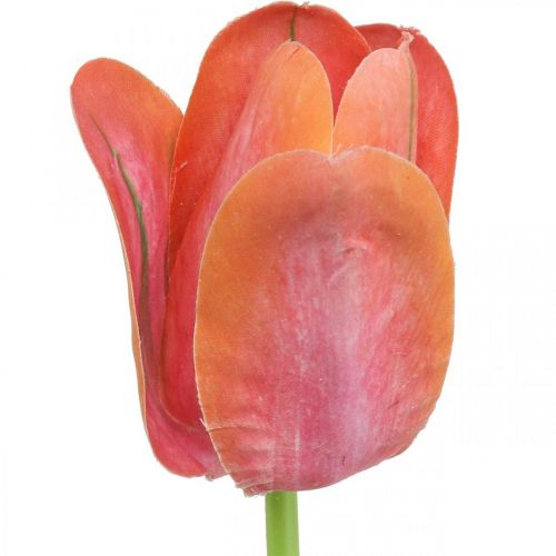 Artikel Tulpe Kunstblume Rot, Orange Künstliche Frühlingsblume H67cm